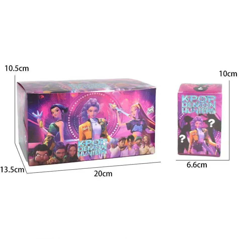 6 個 Kpop デーモンハンター Kpop ガールズしゃがむシリーズアニメフィギュアデスク装飾置物オーナメントクリスマス人形ギフト