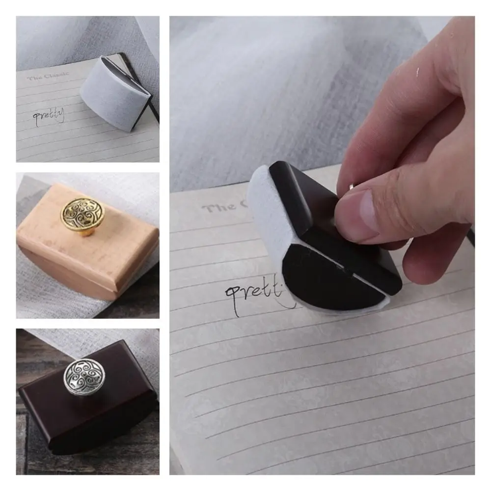 Creative Fountain Pen Excess Ink Absorber Calligraphy Quick Dry Rocker Blotter Writing Wooden Ink-Absorbent Tool office