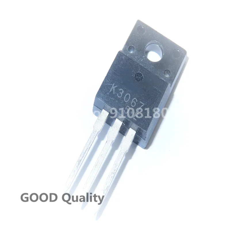 10PCS/LOT K3067 2SK3067 TO-220F 600V 2A   Triode transistor In Stock