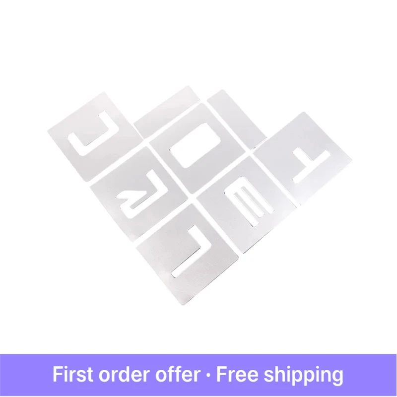 

For Jetour Traveller 2023 2024 2025 Car Modified Accessories Car Front Grille Letter Edge Decorative Stickers Fit