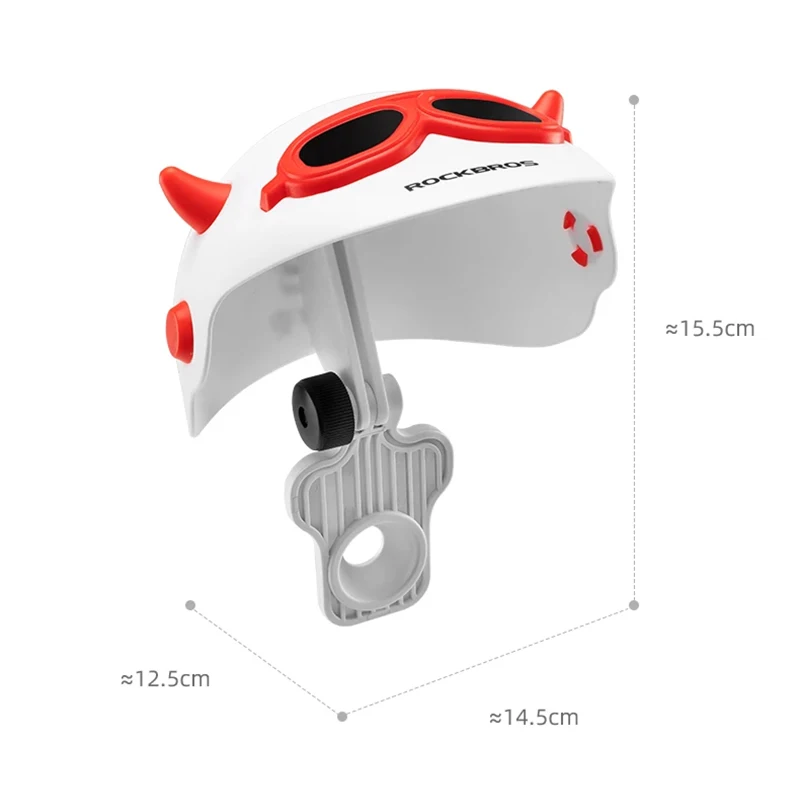 ROCKBROS Bike Phone Holder Sunshade Rain Cover Electric Bicycle Navigation Mount Brim Handlebar Stand Umbrella Clip Cycling Acce image 2