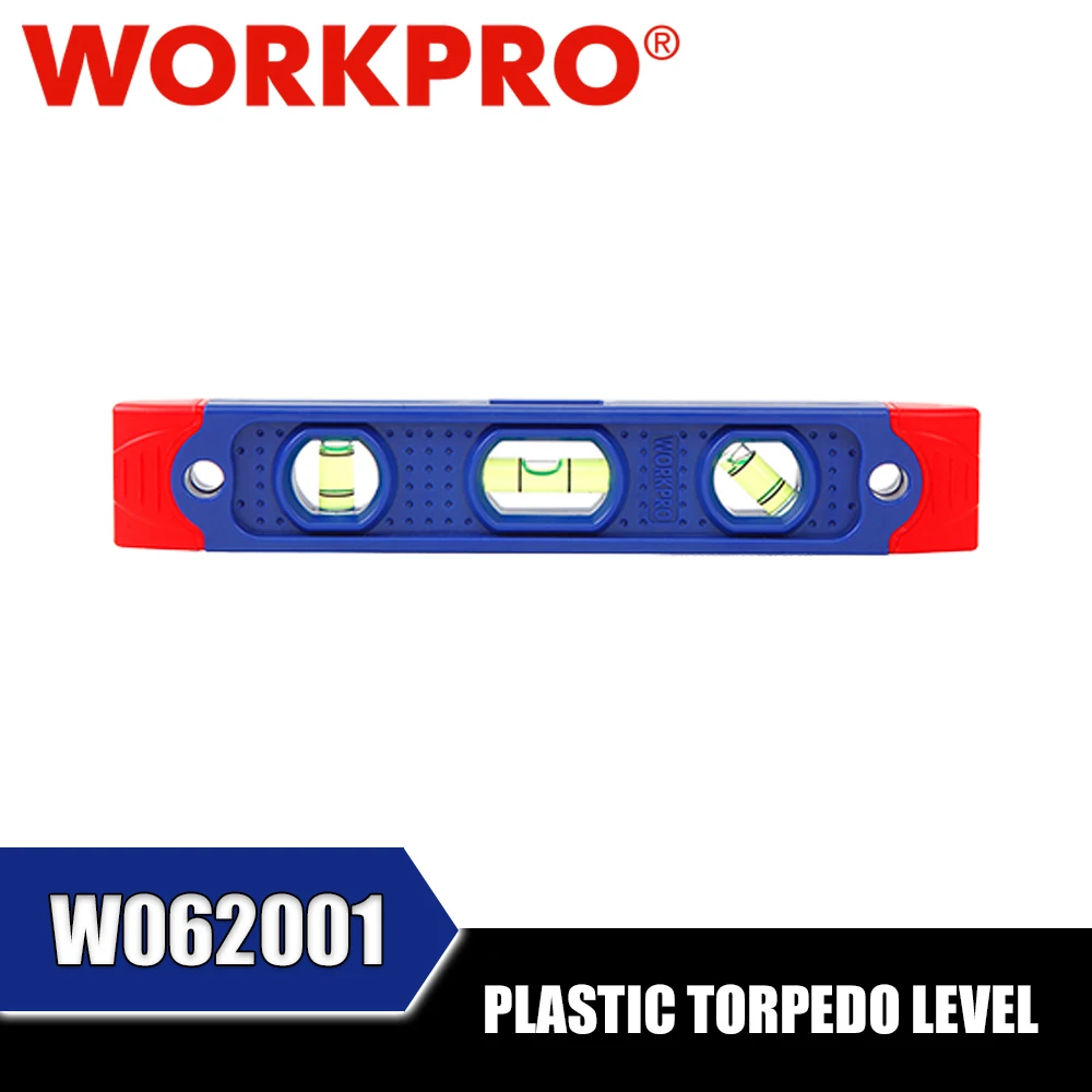 WORKPRO W062001 Plastic Torpedo Level Hand Tools Spirit Levels