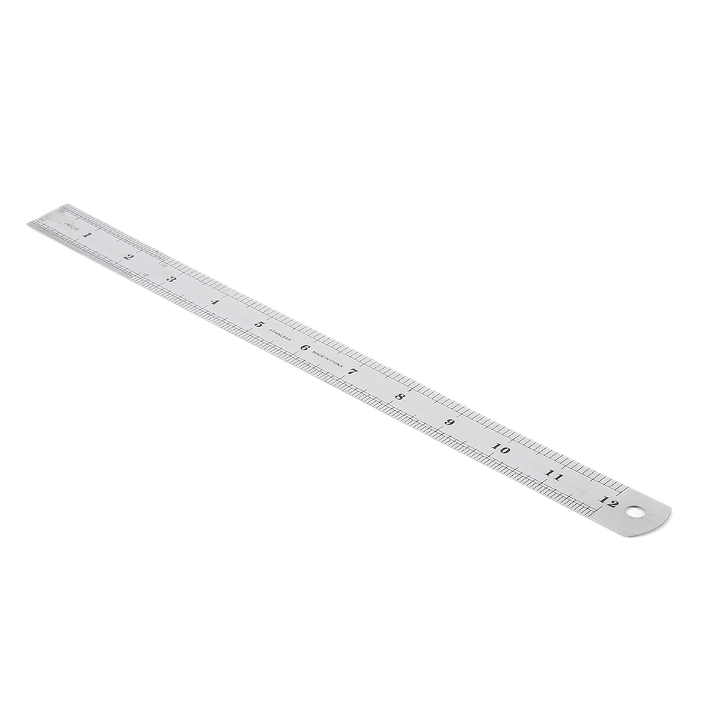 1~5PCS 30cm Aluminium Metal Triangle Scale Architect Engineer Technical Ruler 12\