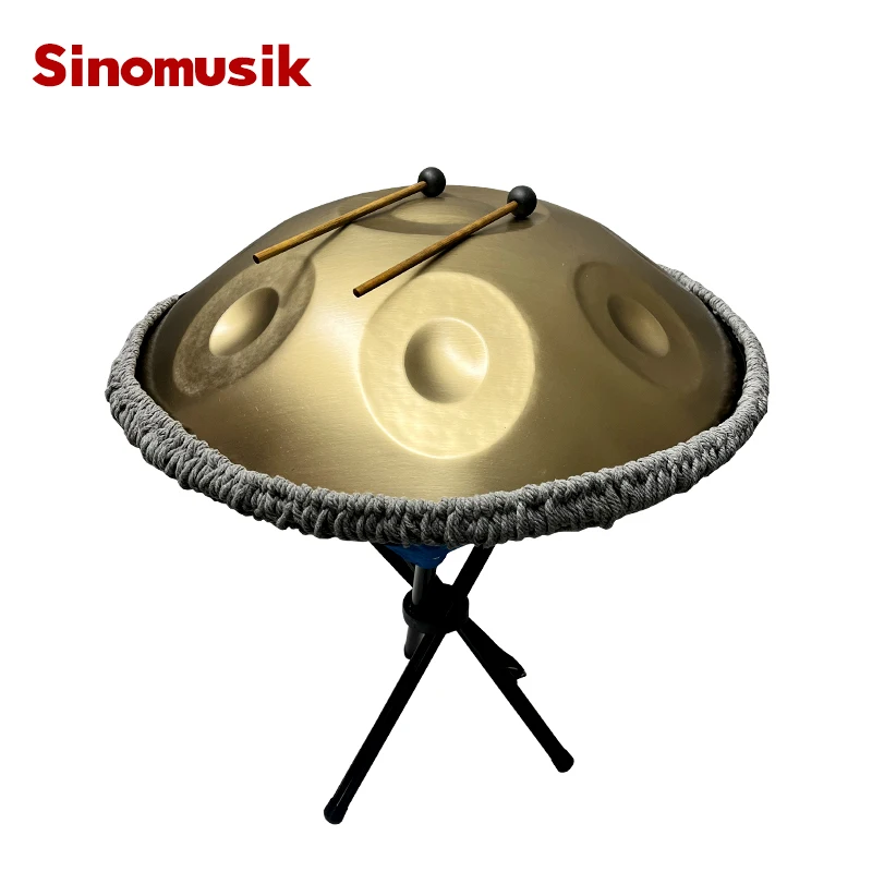 Sinomusik Brand China Cheap Price Handpan Hand Drum with a Handpan Bag 22 Inch Steel Handpan Drum With 9 Notes