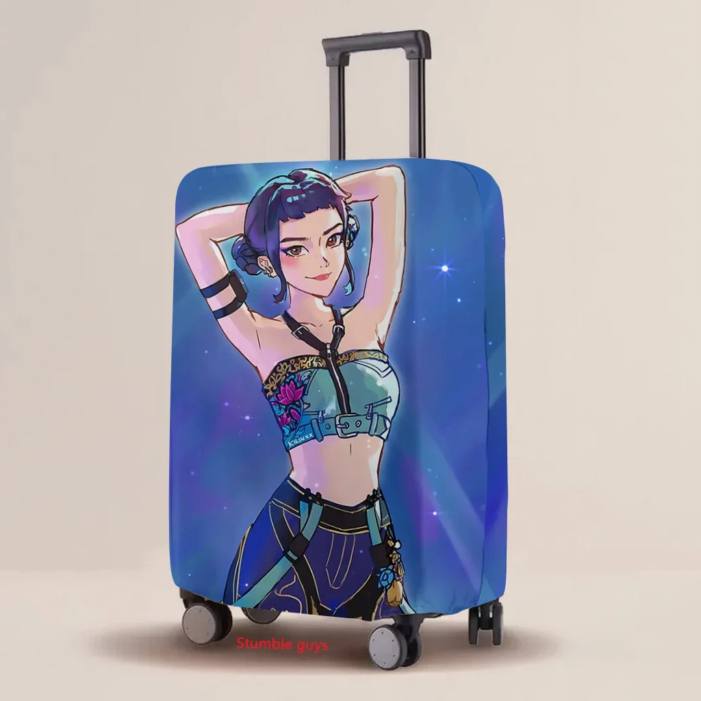 

Kpop Demon Hunters Cartoon Luggage Cover Multi-Size Elastic Print Protective Case Fits 18-32 Inch Suitcase​