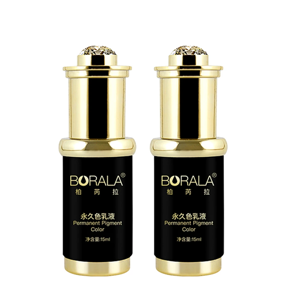 Borala Permanent Makeup Pigments for Micropigmentation Professional Microblading Tattoo Inks for Eyebrow 15ml PMU Ink