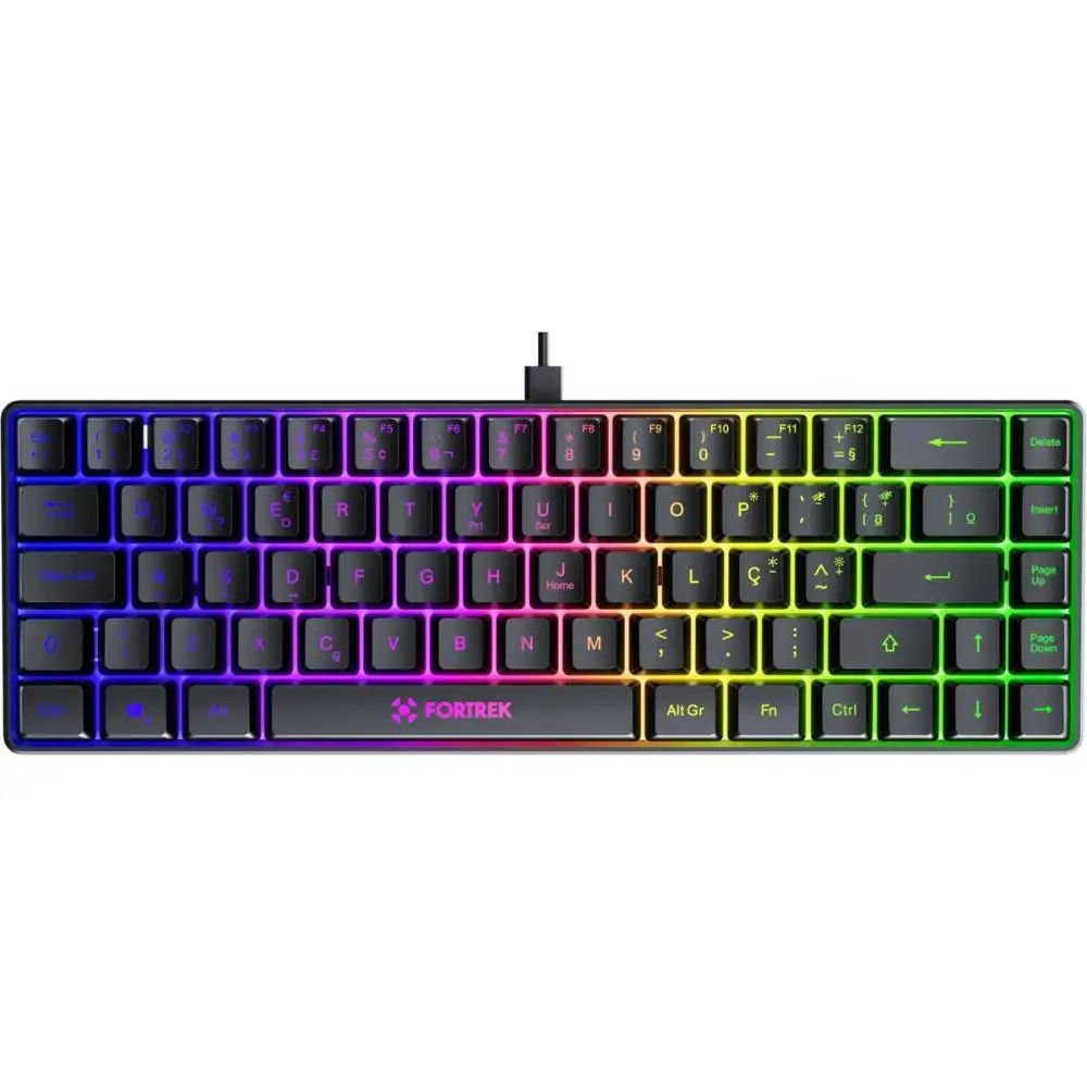 מבחן ותوصיה למקלדת Gamer Fortrek Fearless 65 Compact Black Keyboard