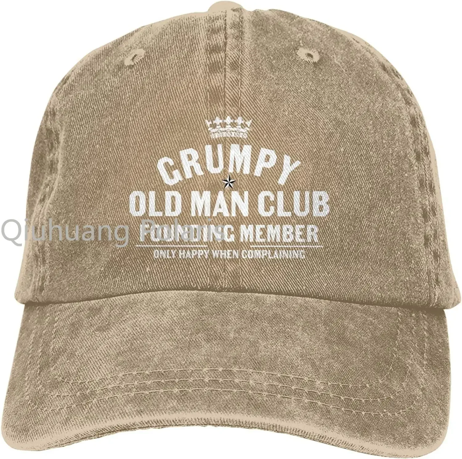 Grumpys Old Man Hat for Women Baseball Cap Graphic Hats