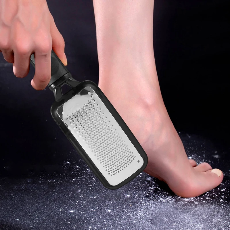 Pedicure Rasp Voetvijl Callus Remover Voor Harde Huiden En Gesprongen Huid Likdoorns, Voeten Scrubber Schrobber Reiniger Vijl 2 Stks/set