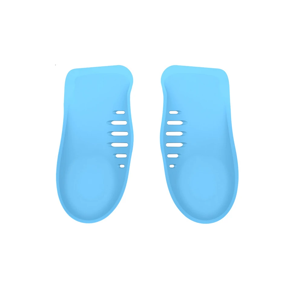 Silicone Insoles 2pcs for AirTag Insole Protector Secure Fit Comfortable Cushion Tracking Holder for Shoe Sizes L