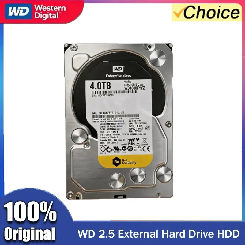 WD Black 3.5-inch Mechanical Hard Drive for Desktop, Gaming, DVR, Security Monitoring, and Server SATA