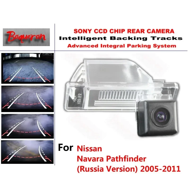 

for Nissan Navara Pathfinder 2005~2011 CCD Car Backup Parking Camera Intelligent Tracks Dynamic Guidance Rear View Camera