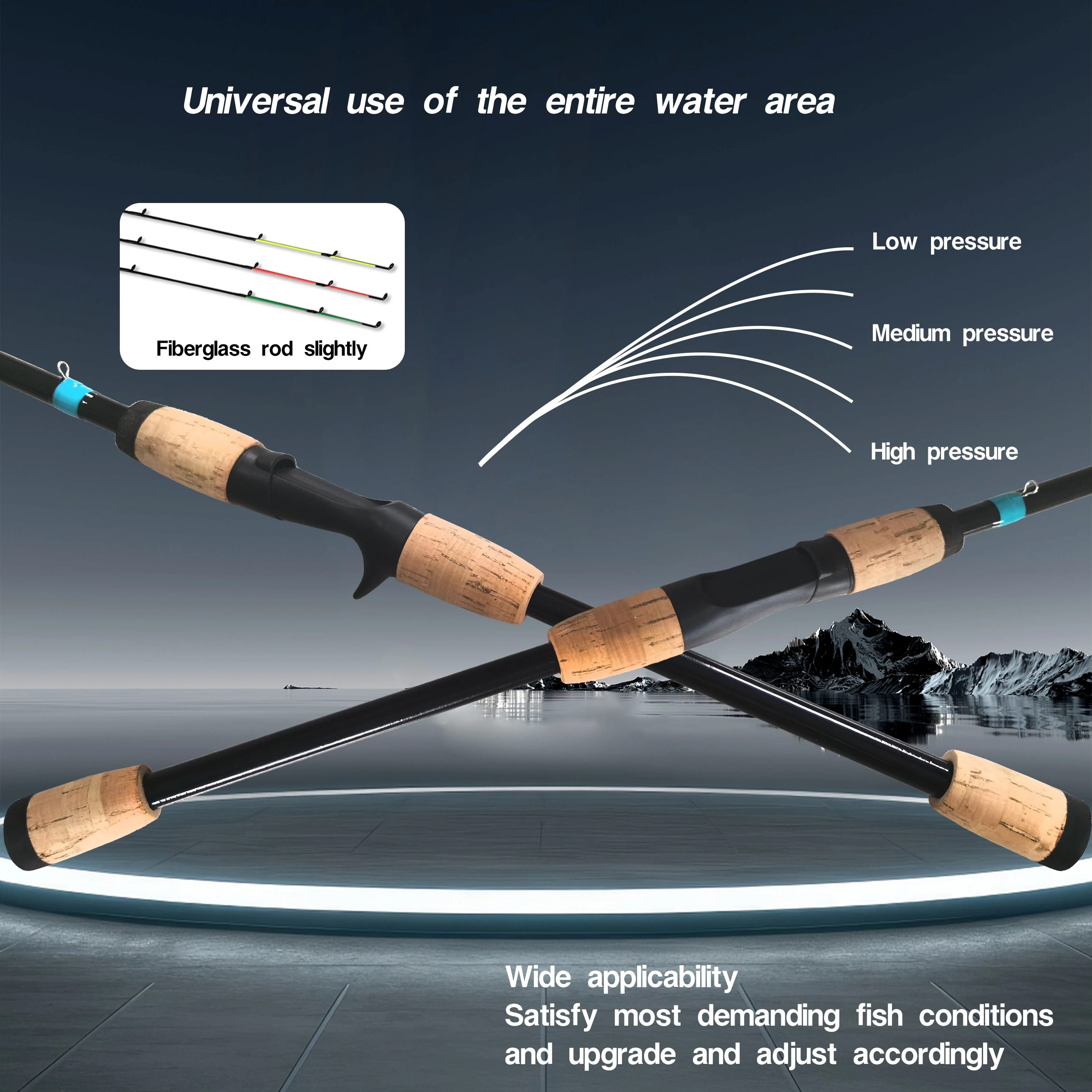 صنارة صيد تغذية من ألياف الكربون بطول 3 أمتار، تصميم مقبض من الفلين المجزأ، حلقة دليل من السيراميك الأسود، دوران نايلون عالي القوة، 3 أطراف مختلفة، تصميم قضيب أسود، سهل الحمل، مصنوع من مادة ألياف الكربون، قوي ومتين، ويمكن تحقيق مثالي الصيد في أي وقت أثناء السمك #2