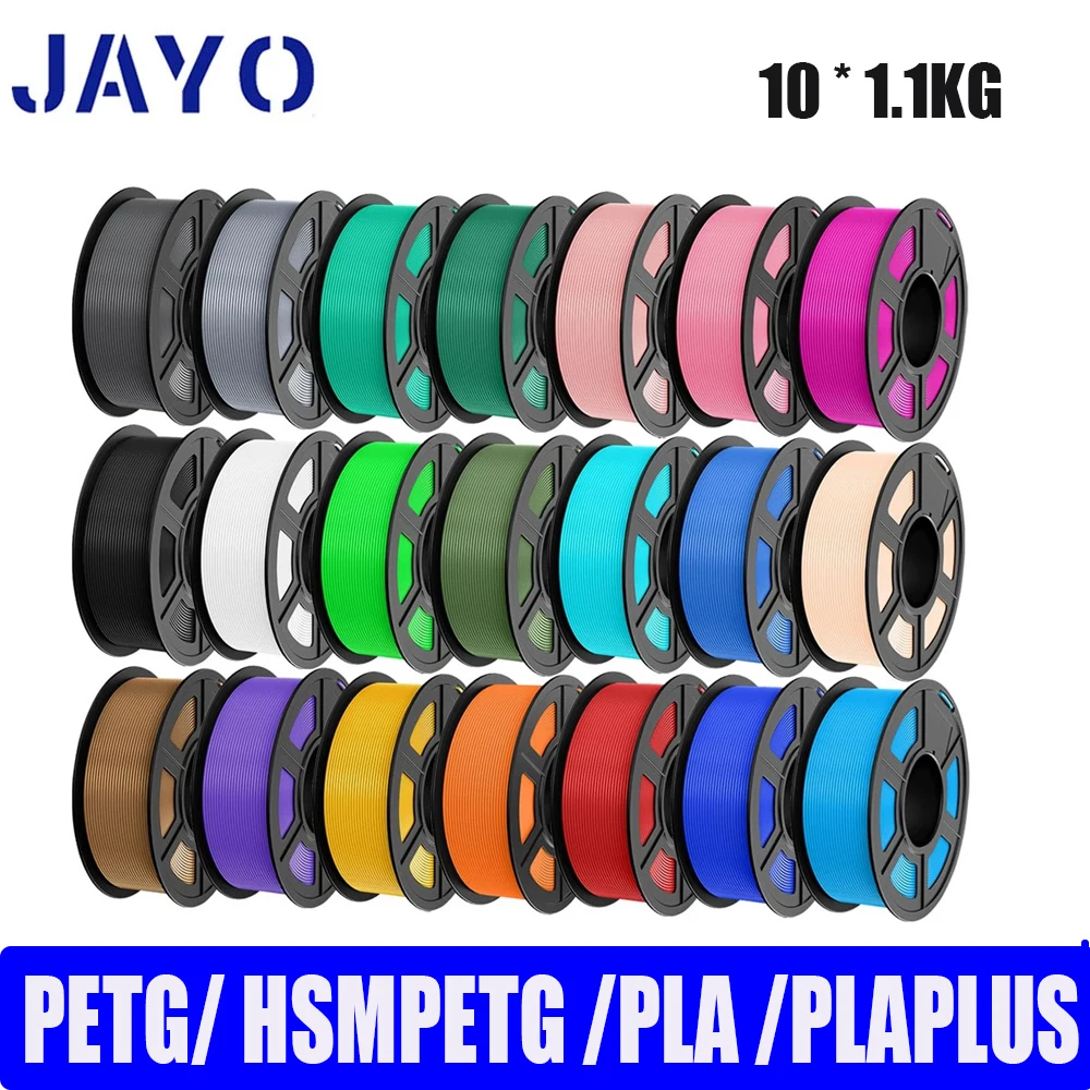 Filament JAYO PETG/PLA PLUS/High Speed Matte PETG/PLA 1,75 mm, bez pęcherzyków, gładki, różne kolory do…
