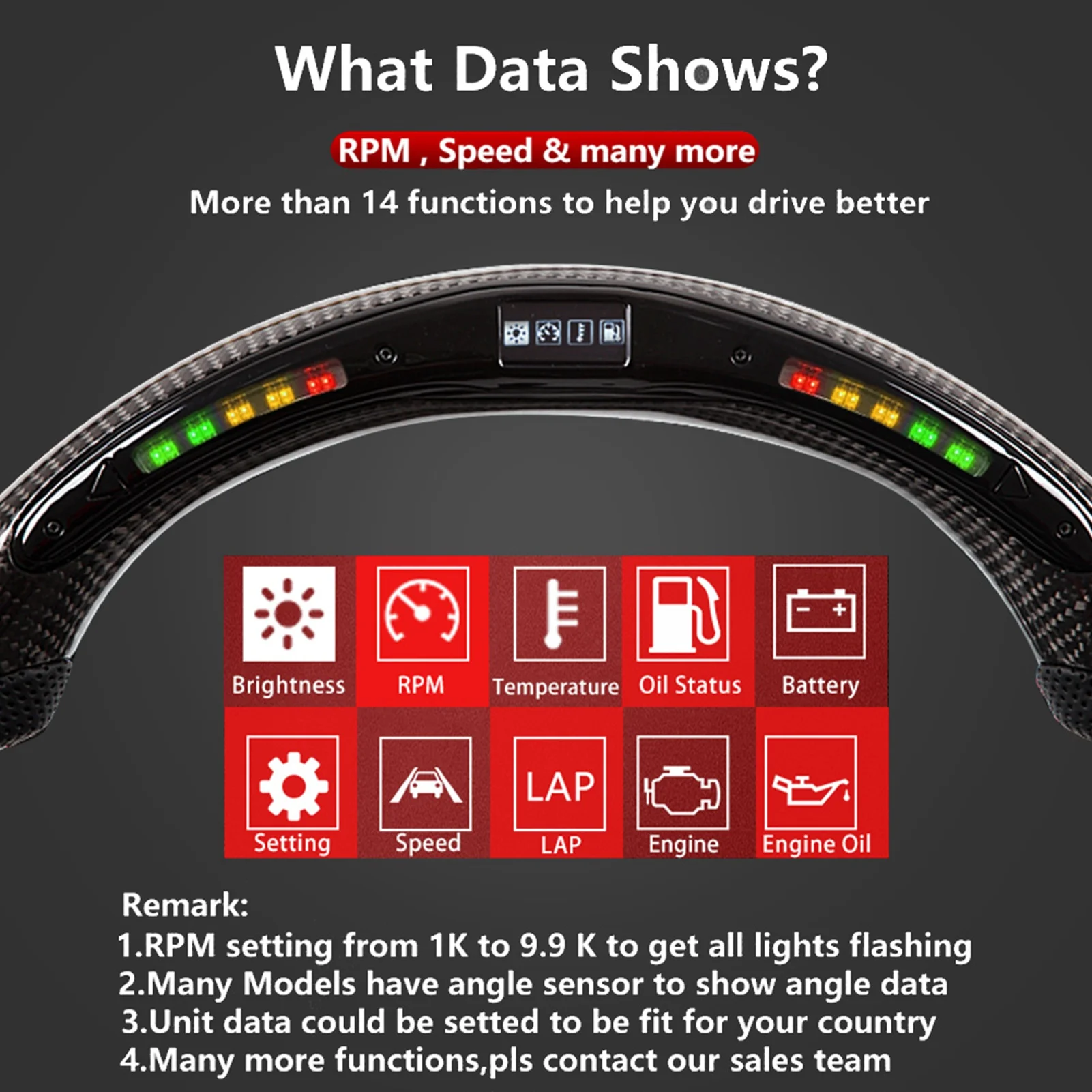 Carbon-Lenkrad, perforiertes NAPPA-LED-Autolenkrad aus Carbon, passend für 370z 2009-2020 Lederlenkrad