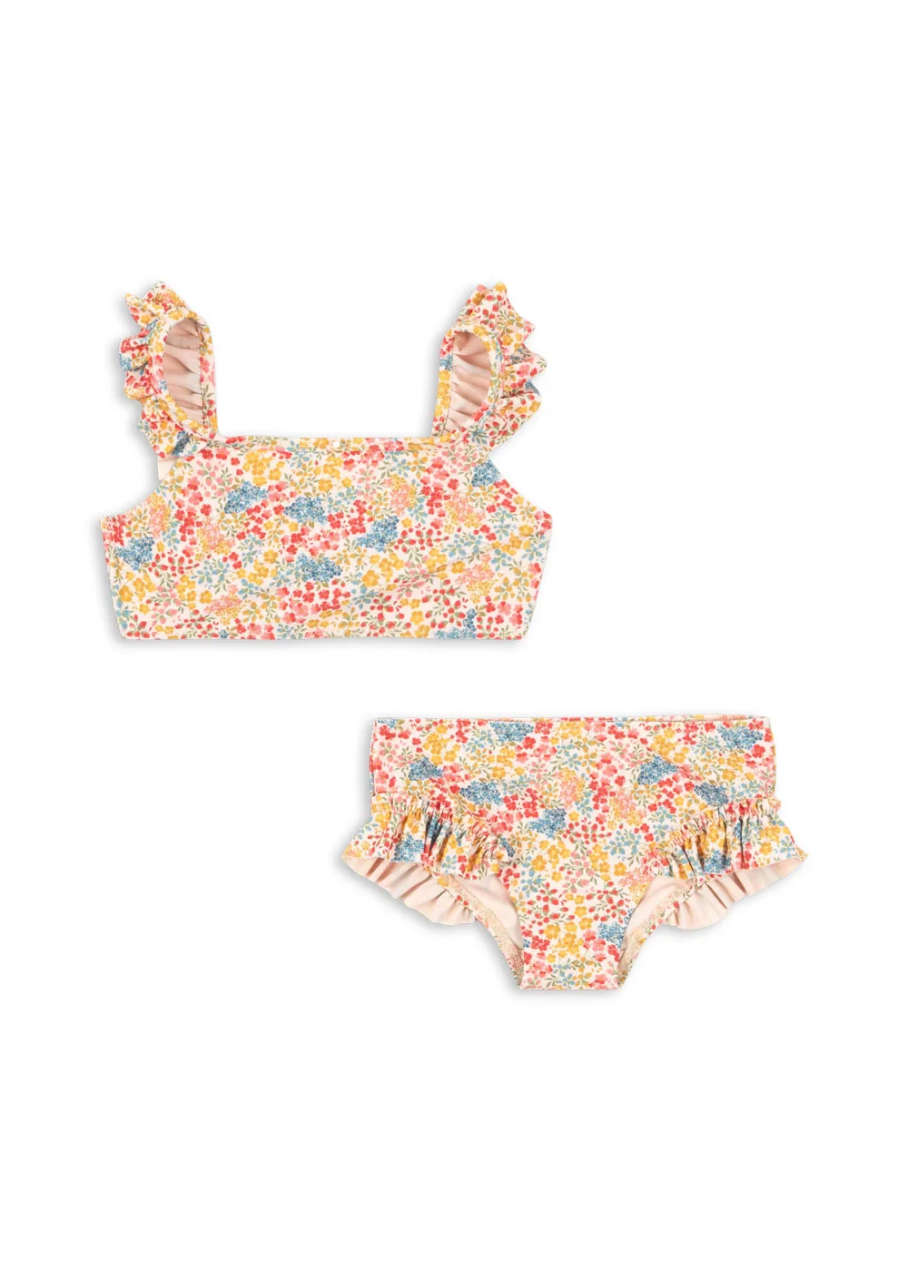 2026 Nieuwe KS Baby Meisjes Badmode Een Stuk Zomer Kinderen Strandkleding Meisjes Badpak Monokini Kinderen Ruffle Prinses Bikini Sets