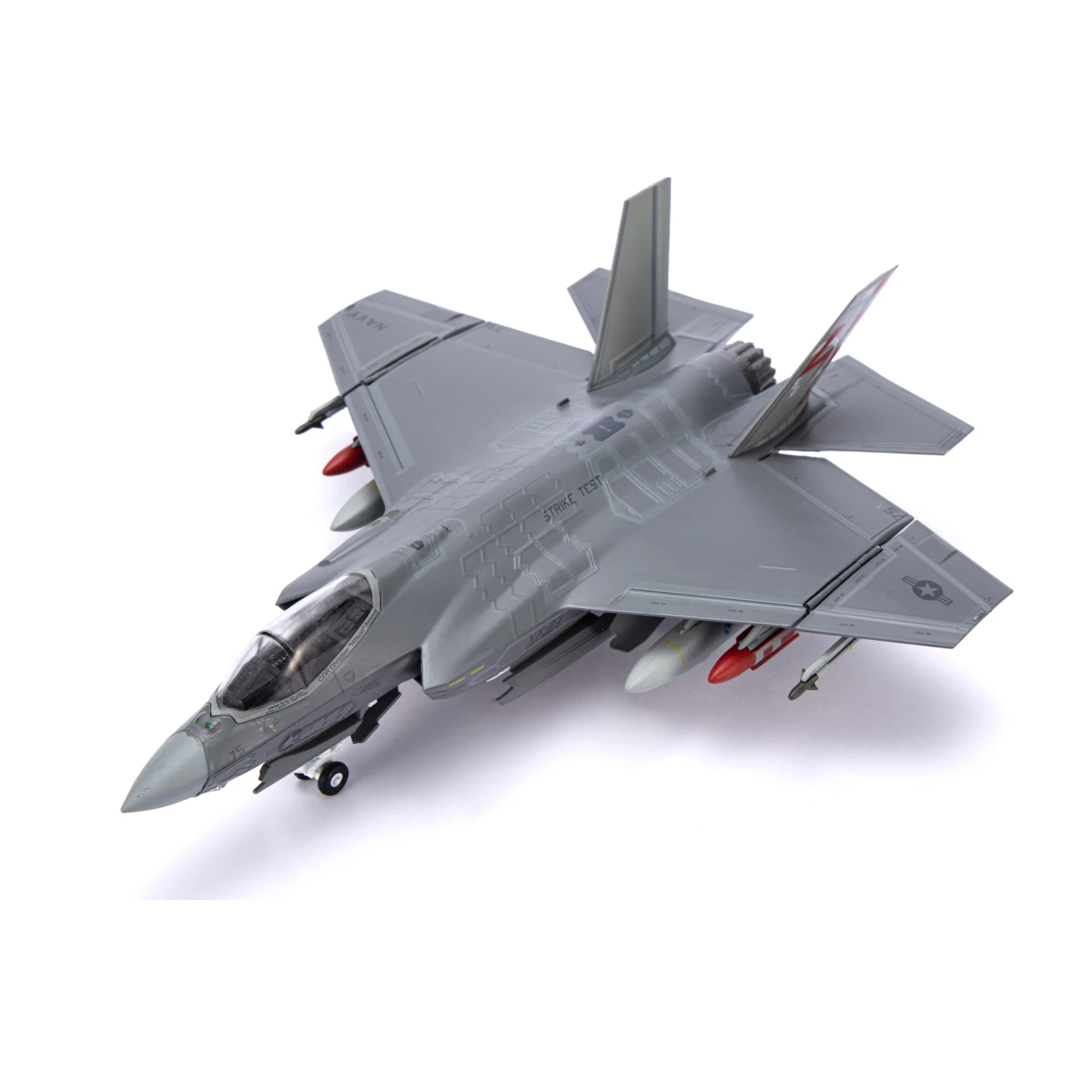 Modèle de Jet de chasse furtif F35C, échelle 1/72, Simulation d'avion militaire, jouet de Construction en alliage à collectionner pour adultes