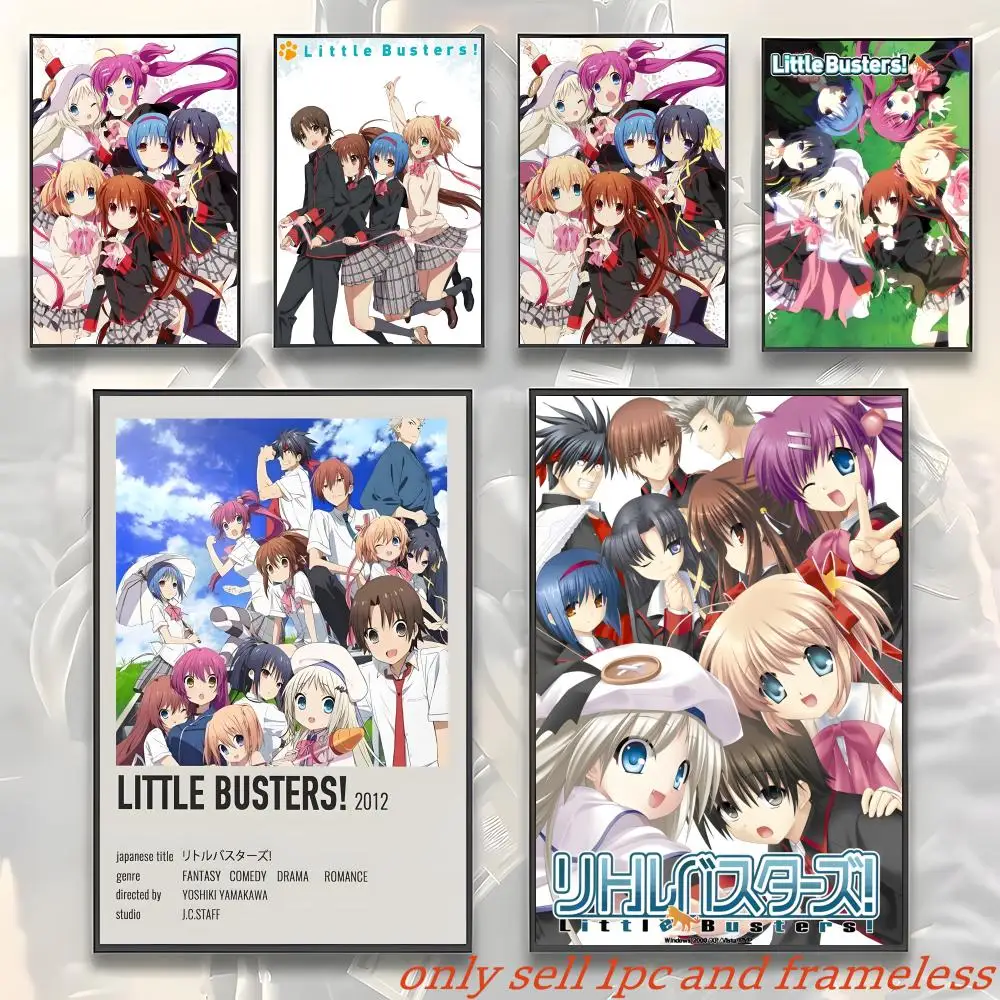 Love Galgame Game L-Little Busters! Poster Gift with prints Home bedroom living room decoration promotion and display