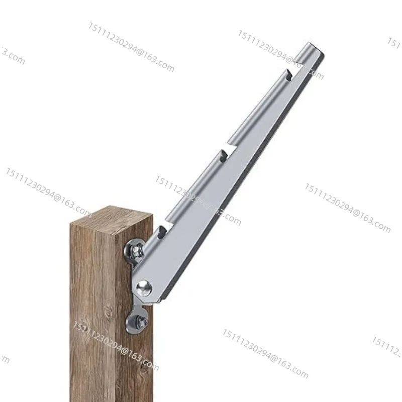 

Zinc Steel Wire Support Arm - Flat Surface Mount Extension Bracket for PVC/Wooden Fence with Barbed Wire