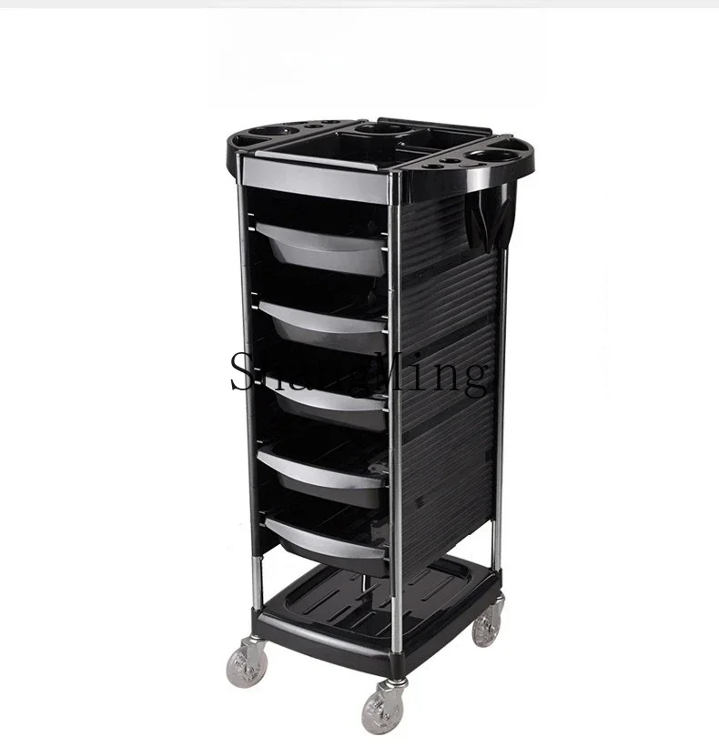 

ZYYhair salon hair dye cream rack hair tool cart multi-functional beauty cart