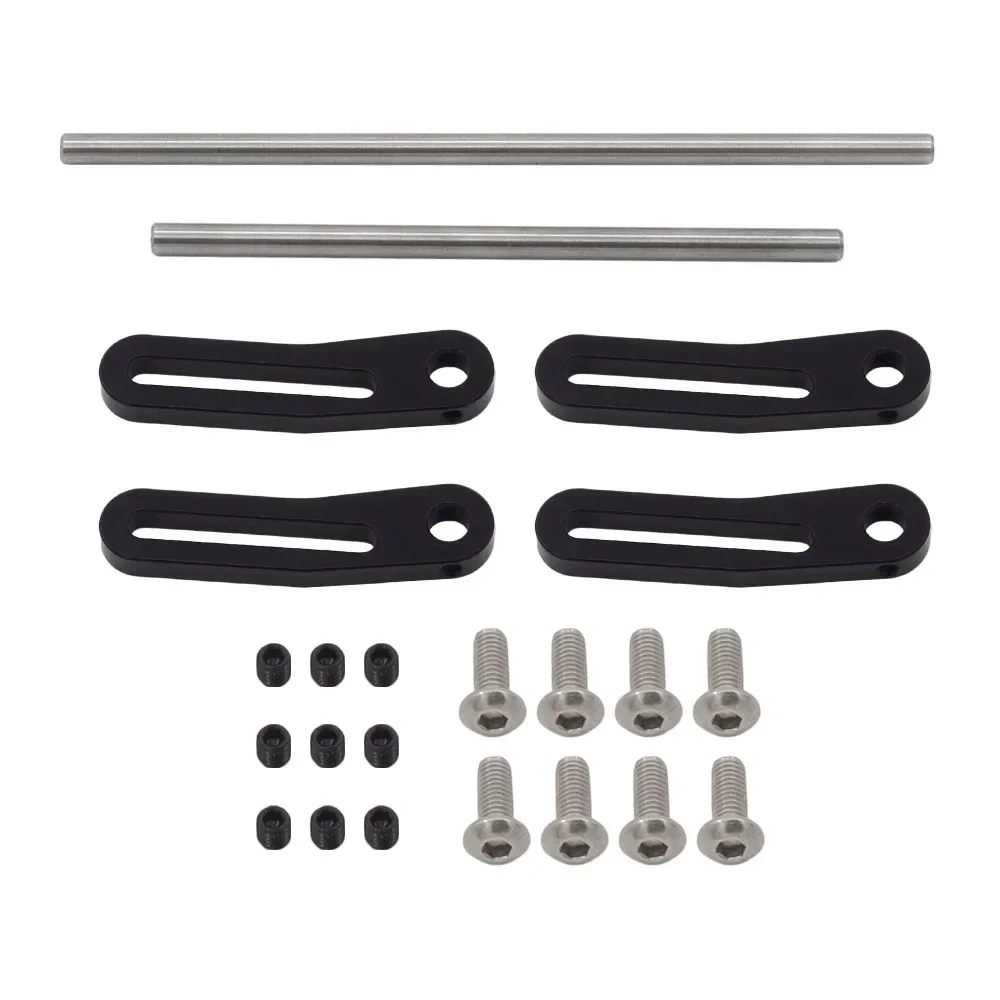 المصد الأمامي والخلفي المعدني قضبان الثور لهيكل الزاحف RC 1/10 LCG TRX4 SCX10 كابرا دودج عربة الطاقة ترقية أجزاء #2