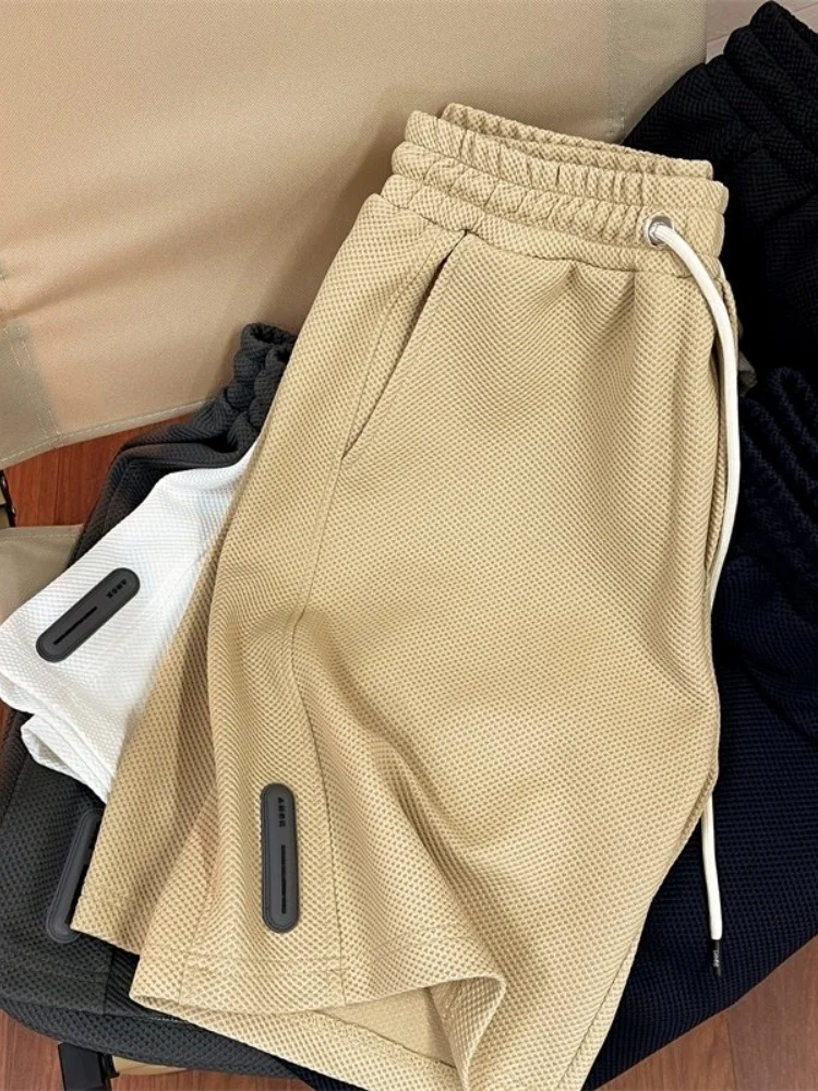 

Loose Fit Baskeall orts Men's Summer Five-Quarter Casual Spor American Sle Straight Leg Comfortable Faionable Teenage