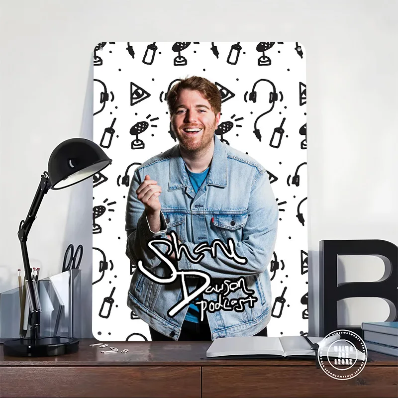 Shane 2 Printed Poster Customized Retro Wall Art Vintage Metal Tin Signs for Home Bedroom Decoration Gaming Setup Decorations