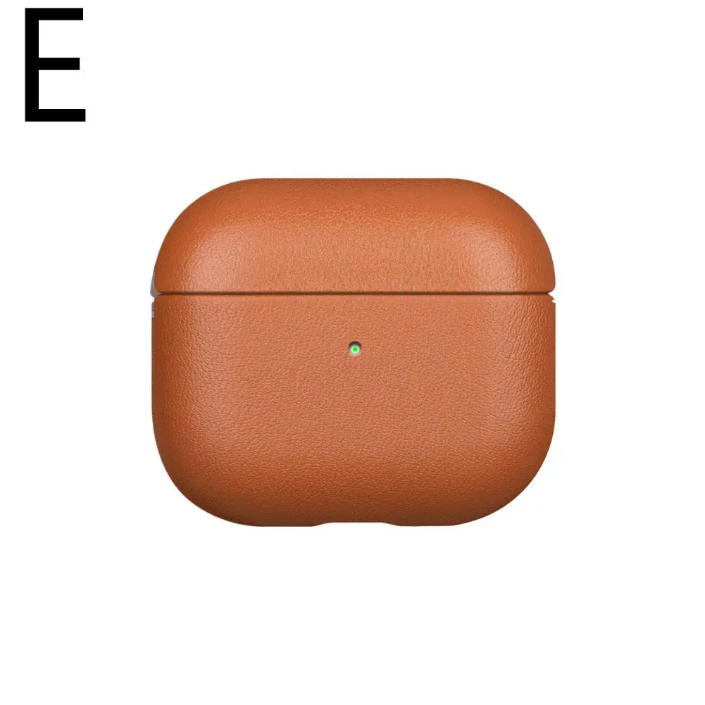 2024 Protective Case For AirPods 4 4th Leather Case Full Grain Cowhide Earphone Cover Anti Drop High Quality Protective Sle R6S4