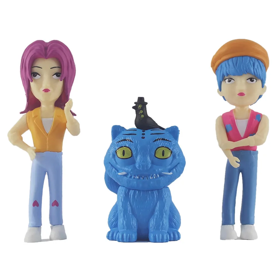 جديد أنيمي Kpop شيطان الصيادين هنتركس ساجا بويز رومي ميرا زوي ديربي النمر عمل نموذج لجسم دمية لعبة ديكور هدية #4