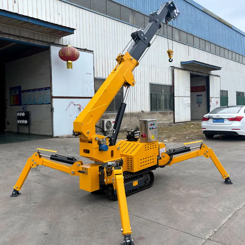 12T Diesel Mega Spider Lift And 5T 8T Electric Spider Crane Crawler Series For Port Logistics And Infrastructure