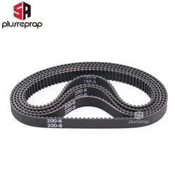 Correa de distribución GT2 de goma de bucle cerrado, 160mm, 188mm, 200mm, 610mm, 850mm, piezas de impresora 3D