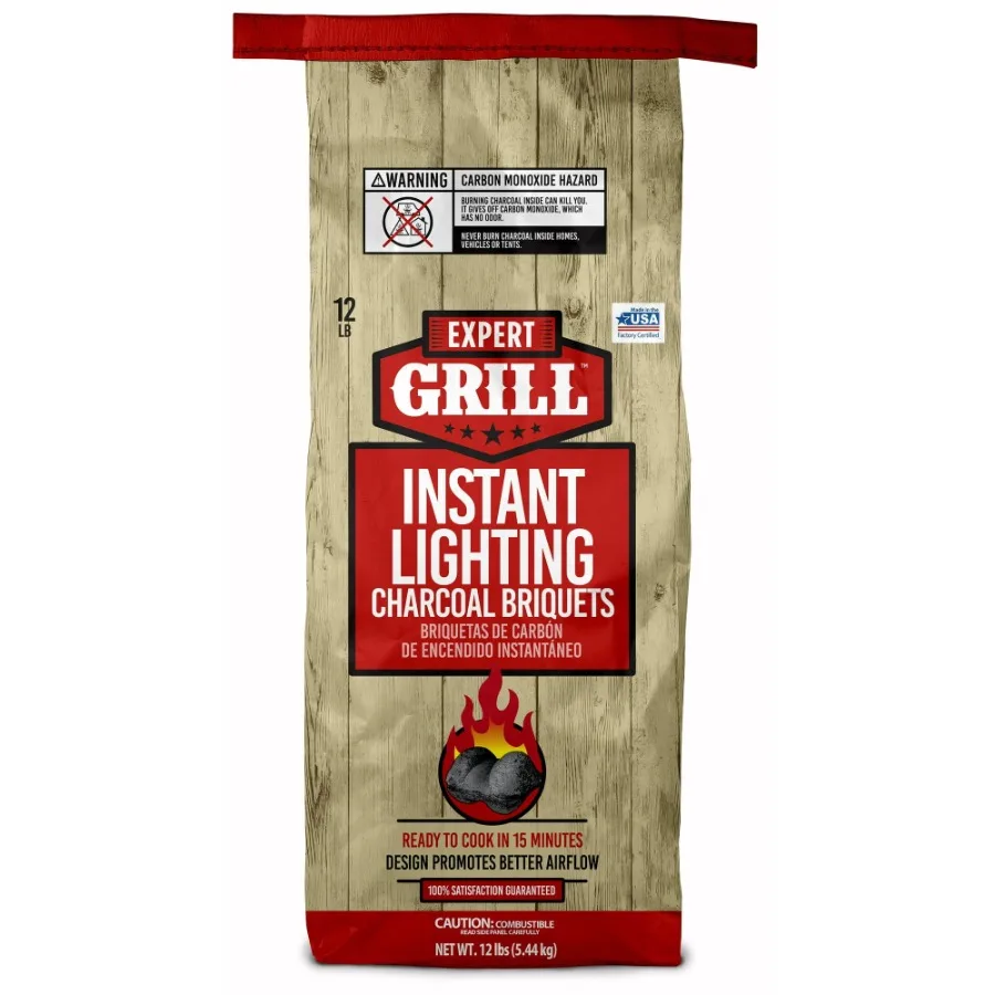 

Expert Grill Instant Charcoal Briquets 12 Lb