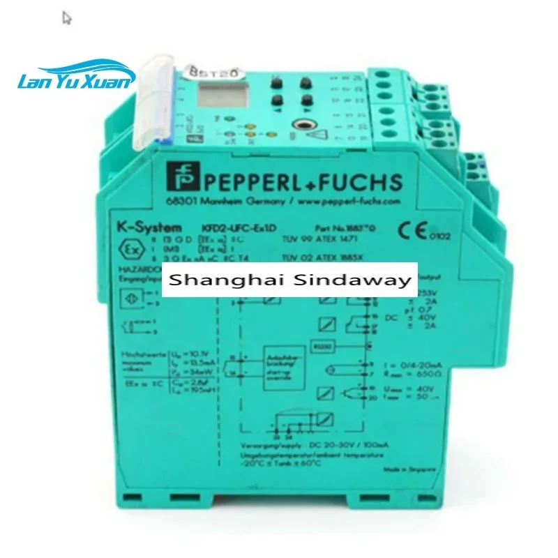 Novo conversor de frequência original P + F KFD2-UFC-Ex1.D com valores de viagem