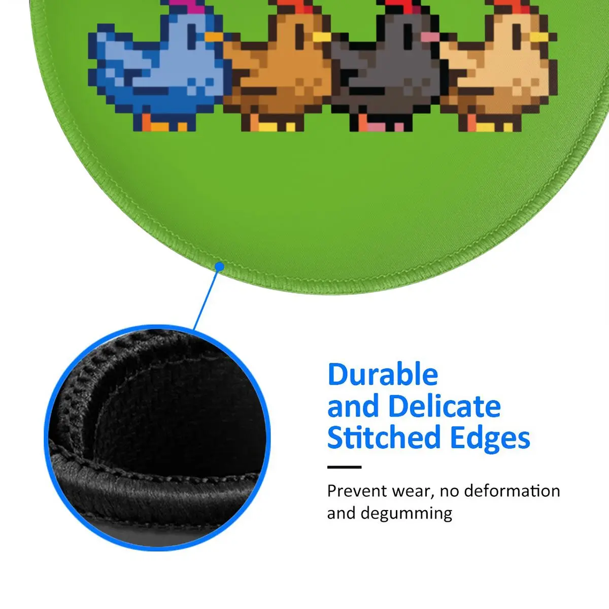 Stardew Valley I Have To Go Mouse Pad My chickens need me Office Rubber Mousepad Comfort Anti Fatigue Cheap Photo Mouse Mat image 4