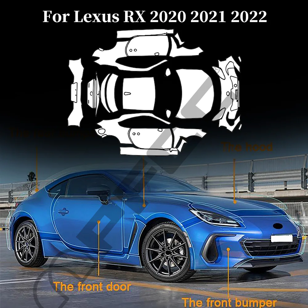 

For Subaru BRZ 2021 2022 2023 TPU Anti-Scratch Paint Protection Film Car Body Pre-cut Clear PPF Resistant Invisible Repairable