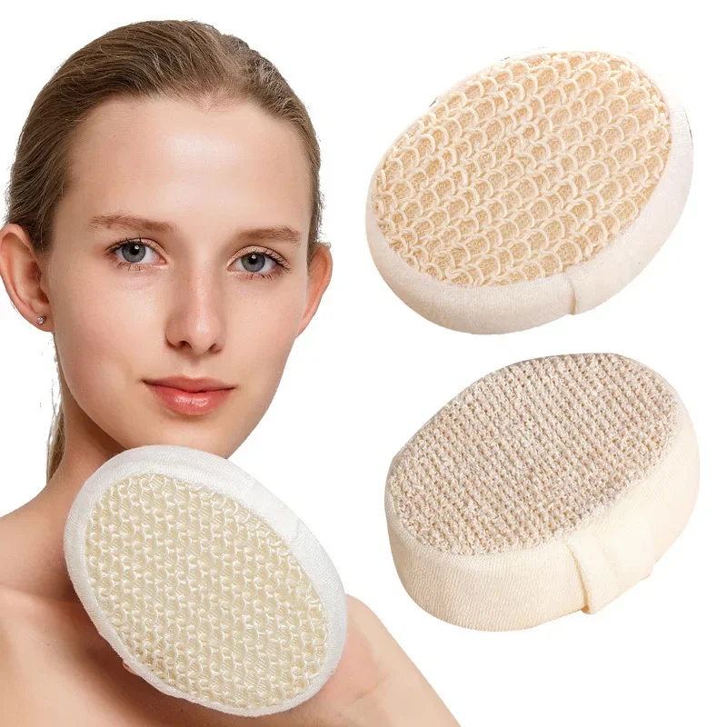 Esponja de Sisal para baño, bola para frotar el cuerpo, exfoliante de Limpieza Profunda, exfoliante para la piel muerta, herramientas de relajación, toalla, suministros de baño, nuevo