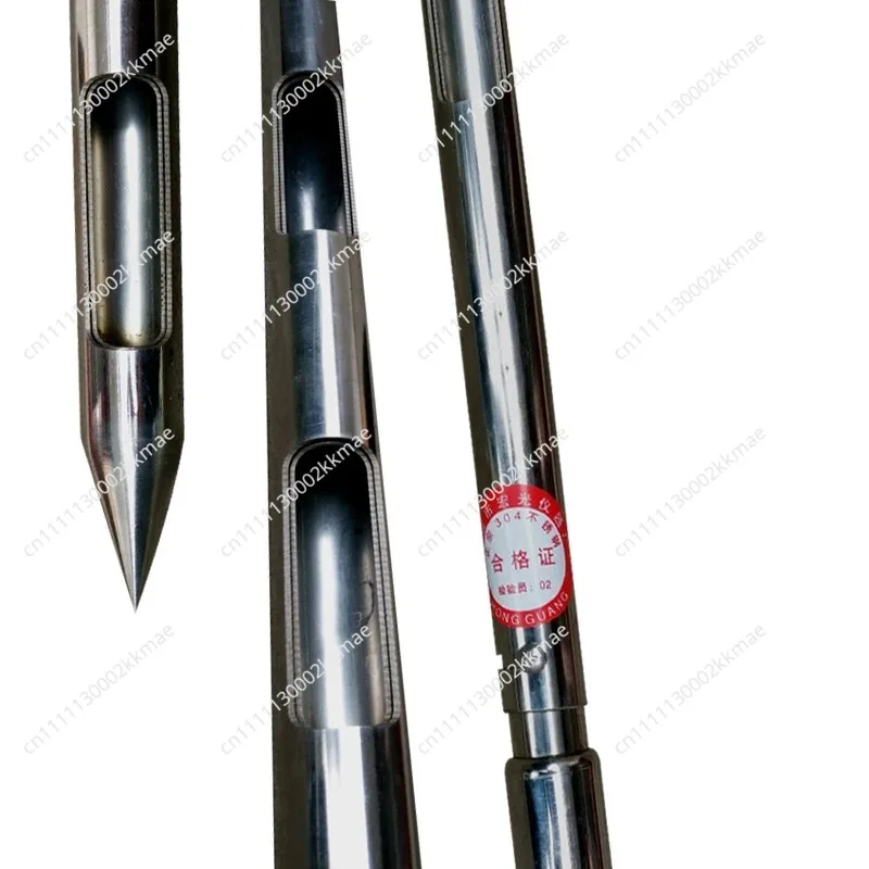 Double‑Layer Rotary Sampler 304 Stainless Steel for Cement Powder Solid Materials