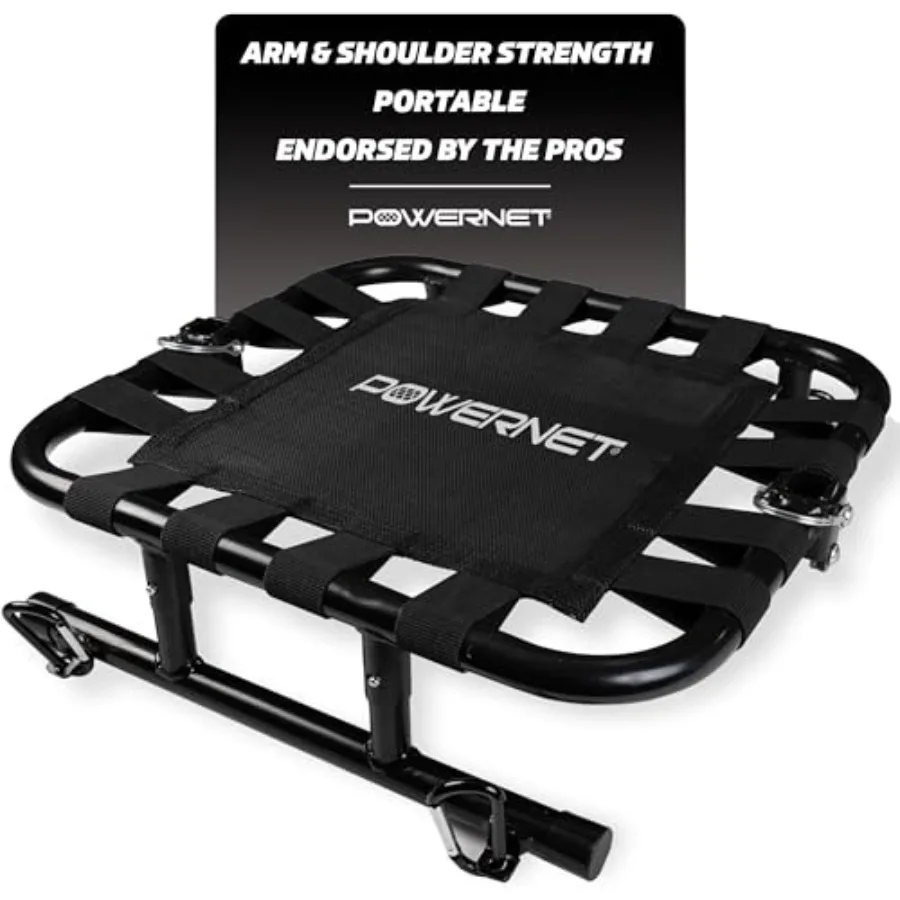 Baseball Softball MaxControl Trampoline for Posterior Shoulder Strength Training Blue/Black Lightweight Foldable Design for Eas