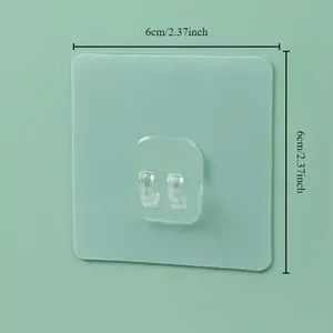 Nhãn dán Coors trong suốt mà không cần may, nhà tự làm sạch mạnh mẽ, phòng tắm và bếp bếp 6 Hanger bán hàng chính trong acrylic - №5