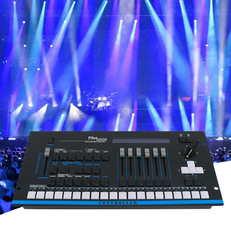 New DMA Console Pilot 2000 512 Channel DJ Performance Disco Stage Equipment Lighting LED Shake Head Spotlight High Quality