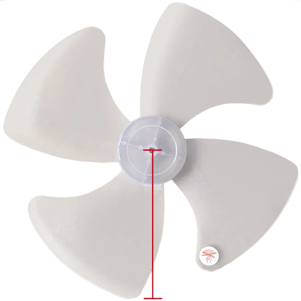 16inch 400mm Plastic 4-Blade Fan Flabellum Household Standing Pedestal Fan Blade Table Fanner For Floor/Wall/Table Fans ﻿