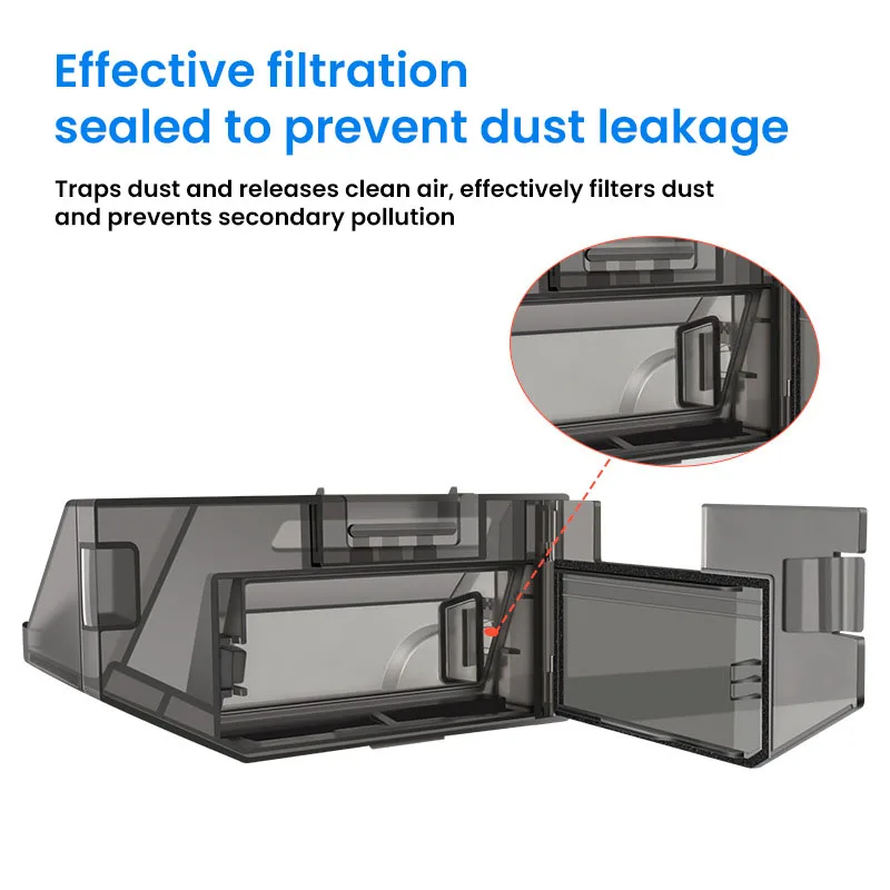 For Searching X40 Pro Ultra Sweeping Robot Accessories Dust Box Dust Collection Box Garbage Box Consumables