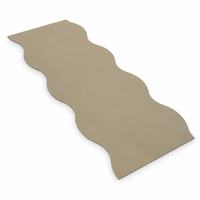 Unique Wavy PU Yoga Mat Anti Wrinkle Sweat Absorbing Rubber Fitness Mat Factory Wholesale