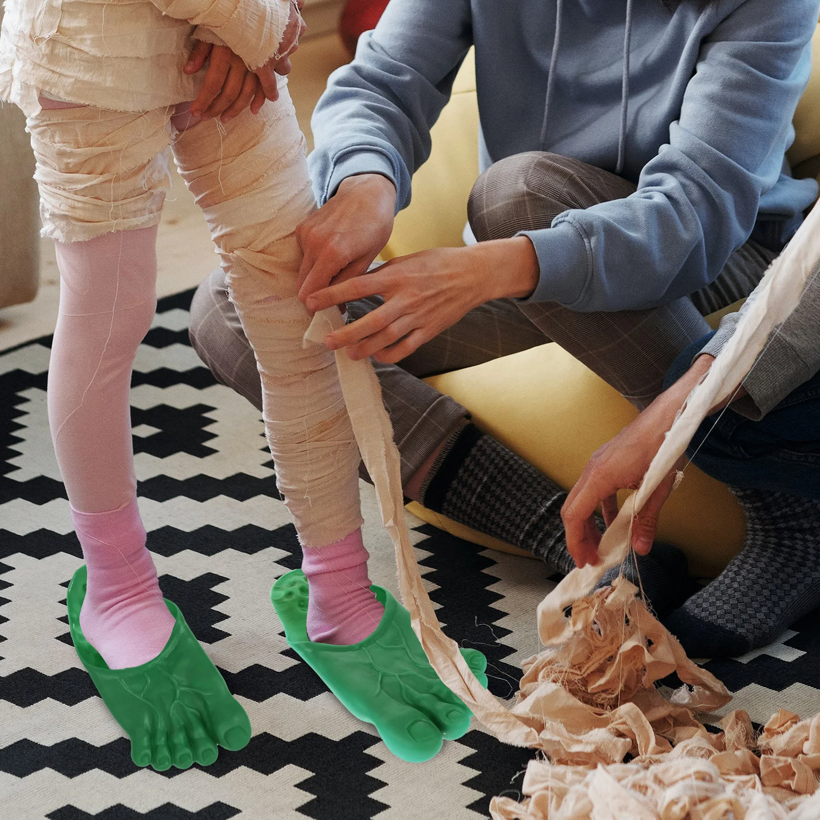 

Durable Feet Slippers Halloween Cosplay Costume Props Exaggerated Design Festive Party Supplies Masquerade