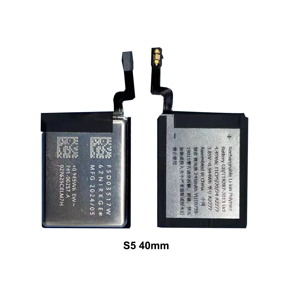 2pcs 100% New Top Quality Battery Replacement For Apple Watch Series S1 2 3 4 5 6 7 8 9 Bateria GPS/LTE 38mm 40mm 42mm 41mm 45mm