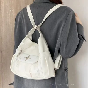 Y2K Soft simplicity Versatile Large capacity Sacolas Classic Shoulder Bags Punk Goth Casual Crossbody New Backpack Travel 8 Main Sales Punk Backpack - №7