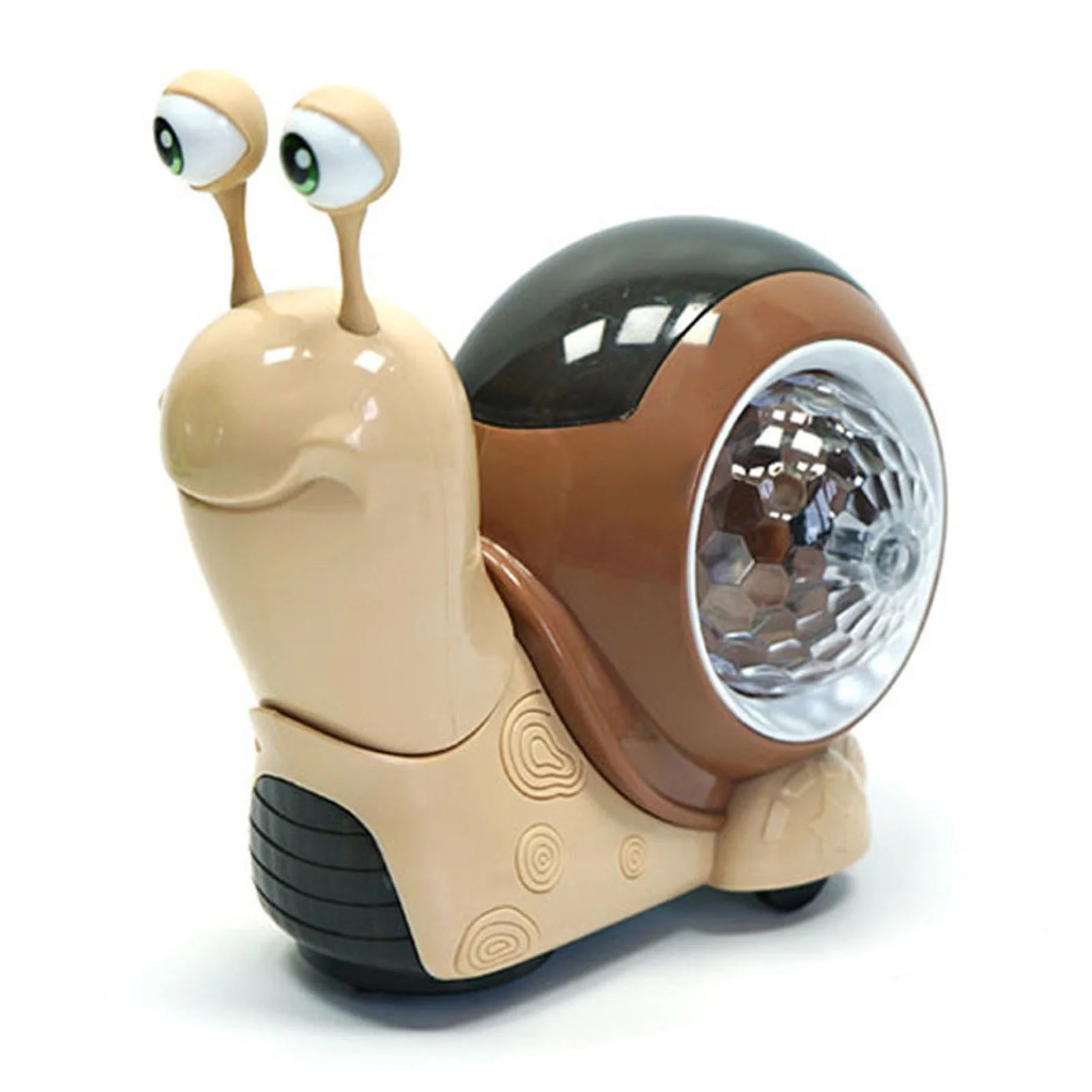 Crawling Snail Baby Toy with Music Lights Universal Interactive Electric Walking Tummy Time Snail Toys for Baby Toddler