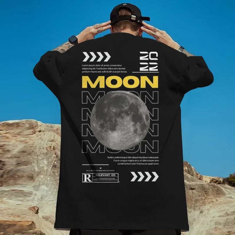 Fashion New T-Shirts For Men 3d Celestial Planet Print Male Clothing Casual Short Sleeved Oversized T-Shirt Street Harajuku Tees