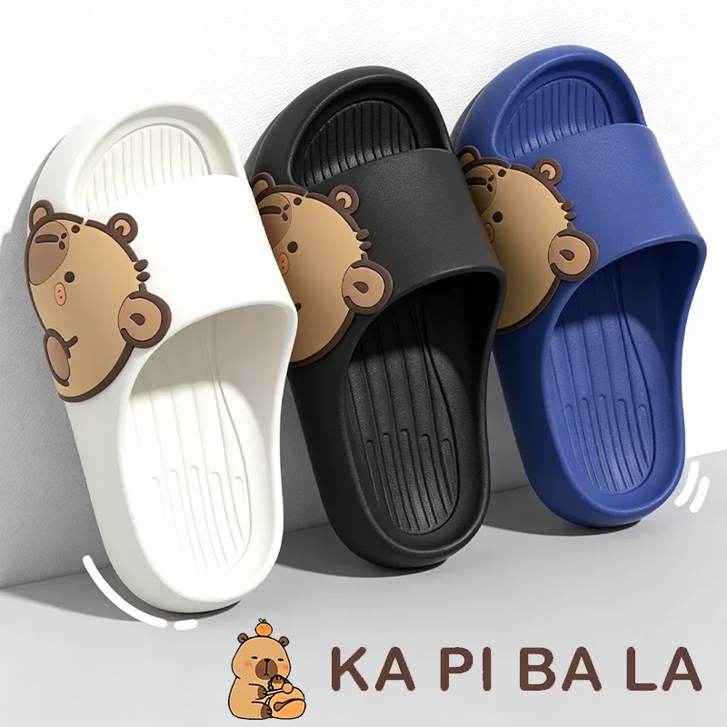 

New EVA Material Sandals and Slippers, Non-slip and Comfortable and Cute Cartoon Slippers , for Bathroom, Beach, Swimming Pool