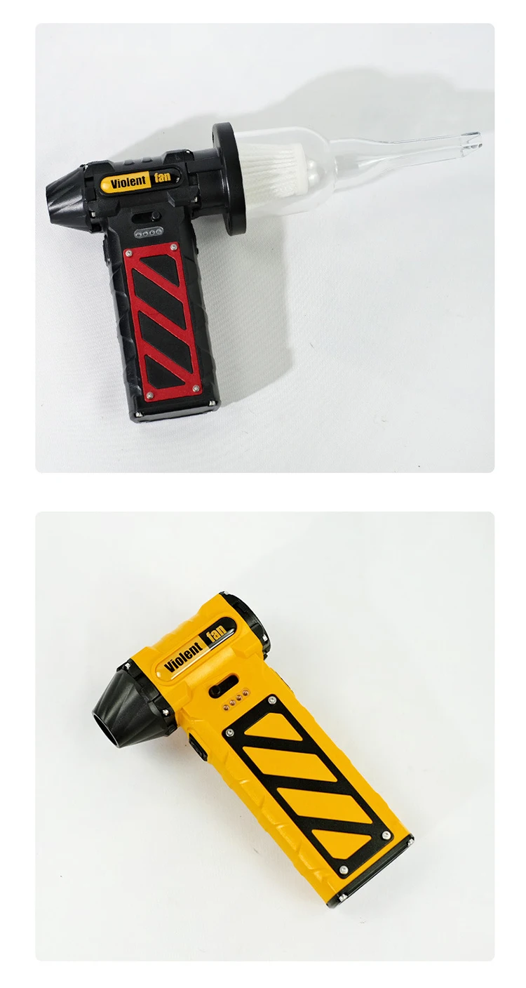 110000RPM Mini Turbo Jet Fan USB Rechargeable Brushless Motor Portable Dust Blower 2600mah Dusting Hair Dryer Adjustable Speed